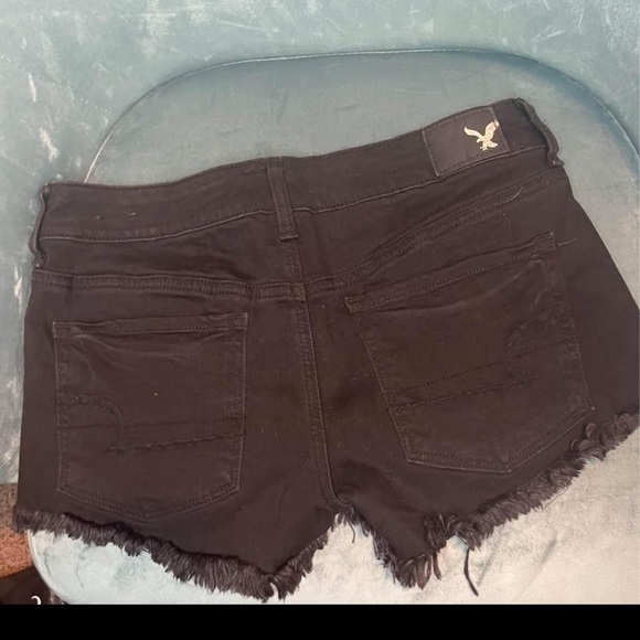 American eagle black fringe low shortie size 6 - Picture 2 of 3
